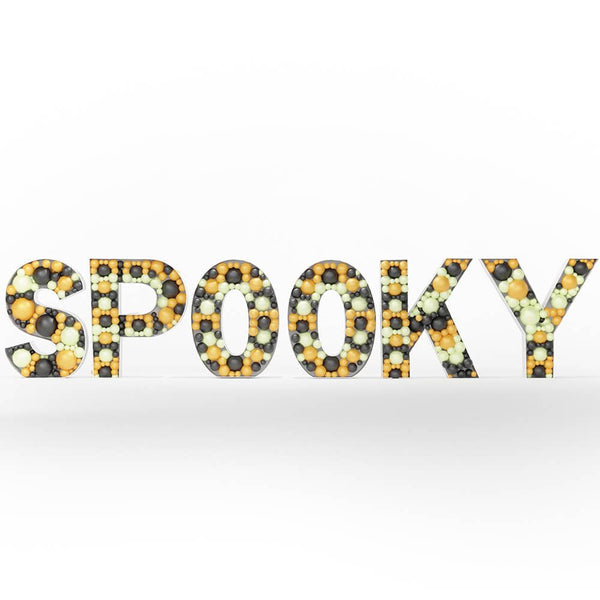 39 inch SPOOKY - MOSAIC FRAME LETTER KIT - LA Balloons