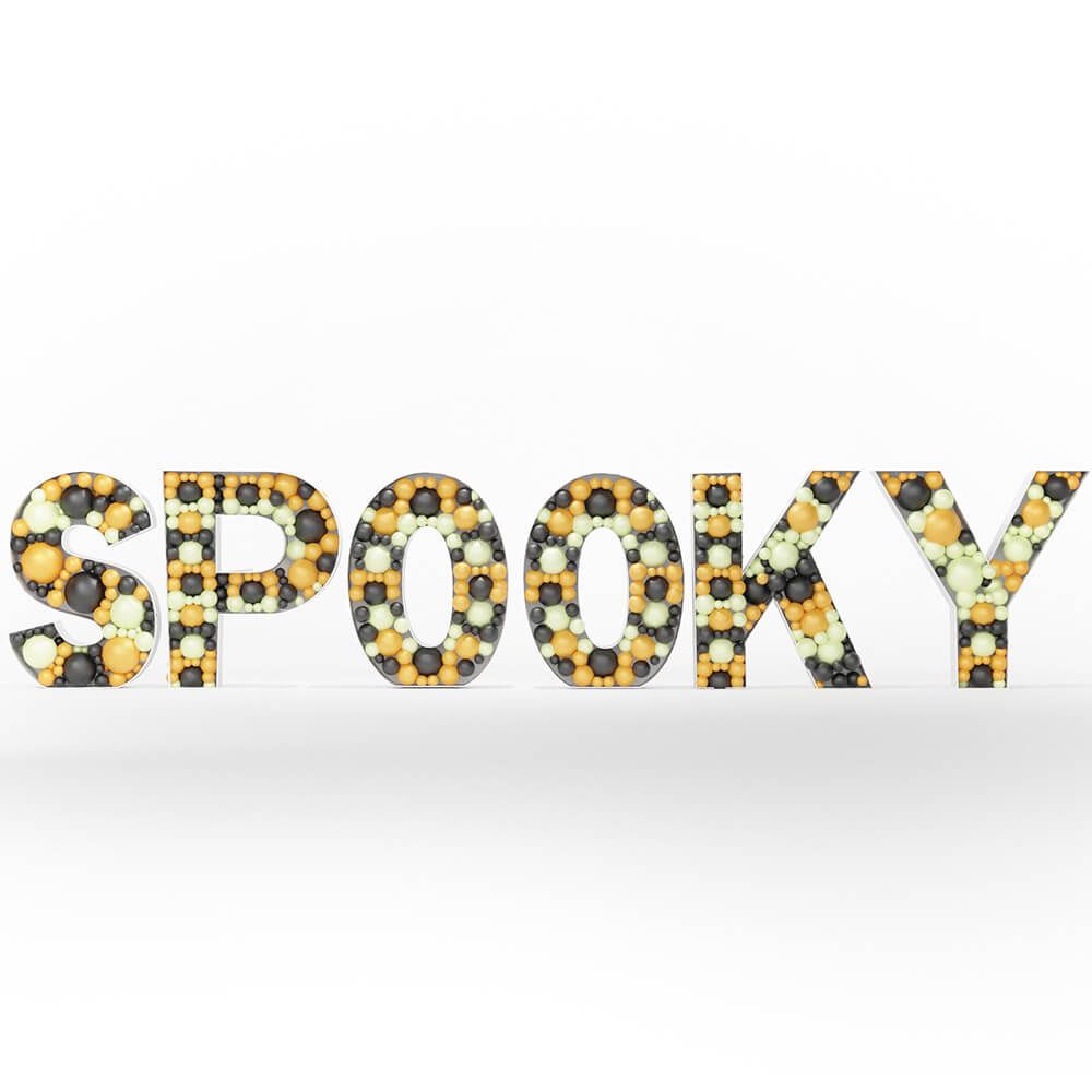 39 inch SPOOKY - MOSAIC FRAME LETTER KIT