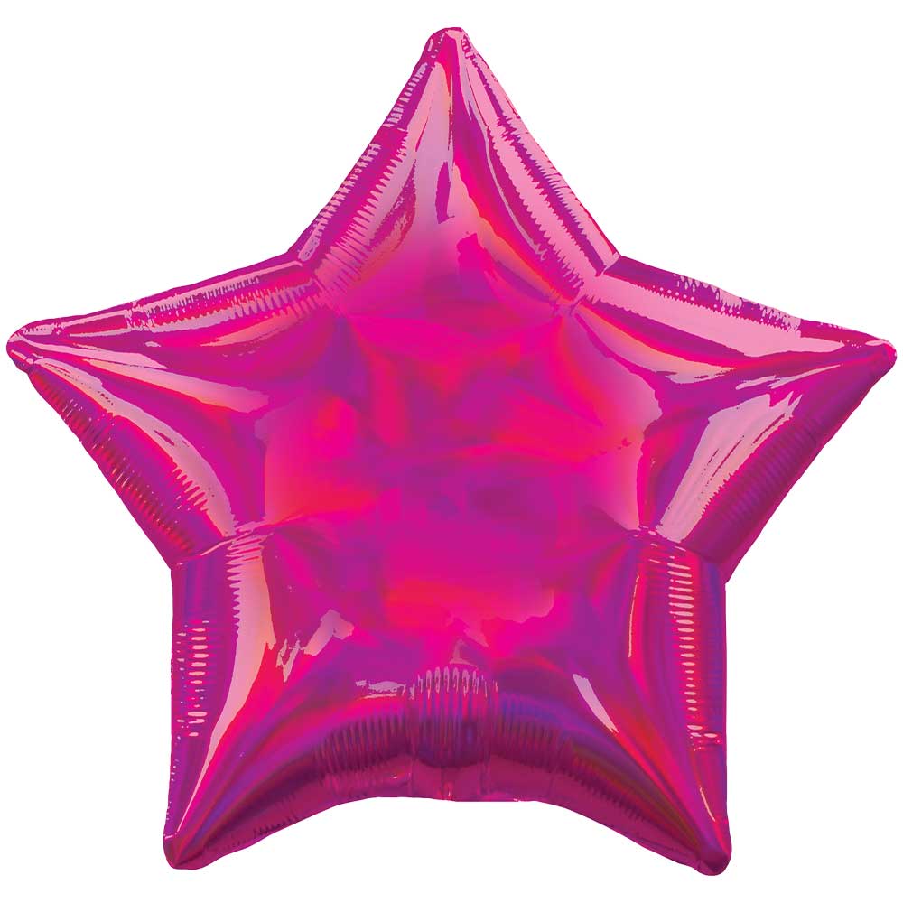 19 inch STAR - IRIDESCENT MAGENTA