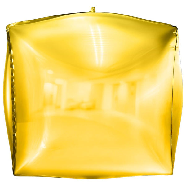 3D CUBE - GOLD - LA Balloons