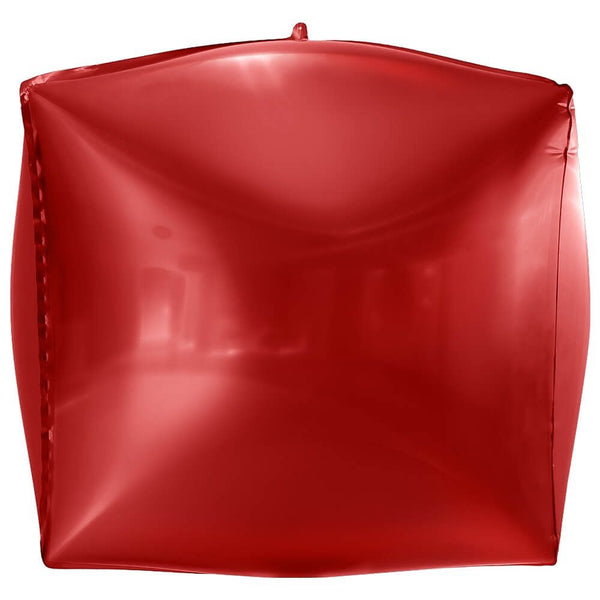 3D CUBE - METALLIC RED - LA Balloons