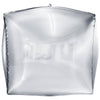 3D CUBE - METALLIC SILVER - LA Balloons