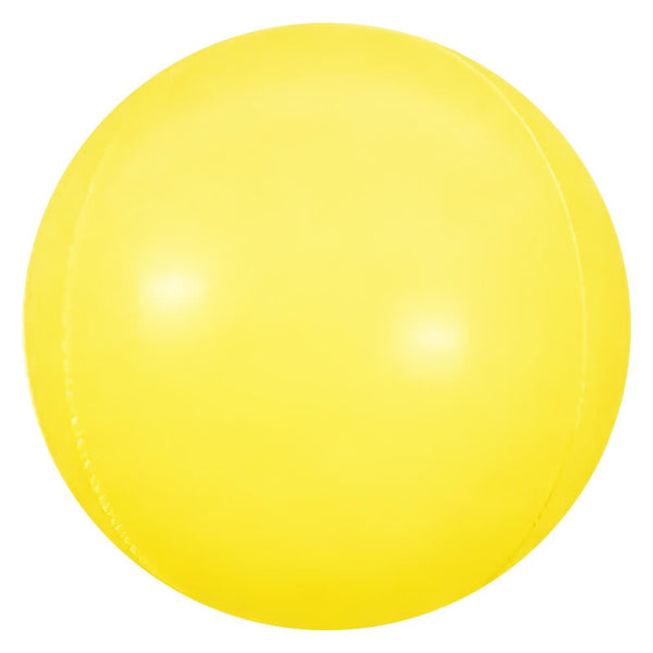 3D SPHERE - BANANA YELLOW - LA Balloons