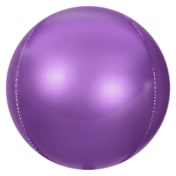 3D SPHERE - METALLIC PURPLE - LA Balloons