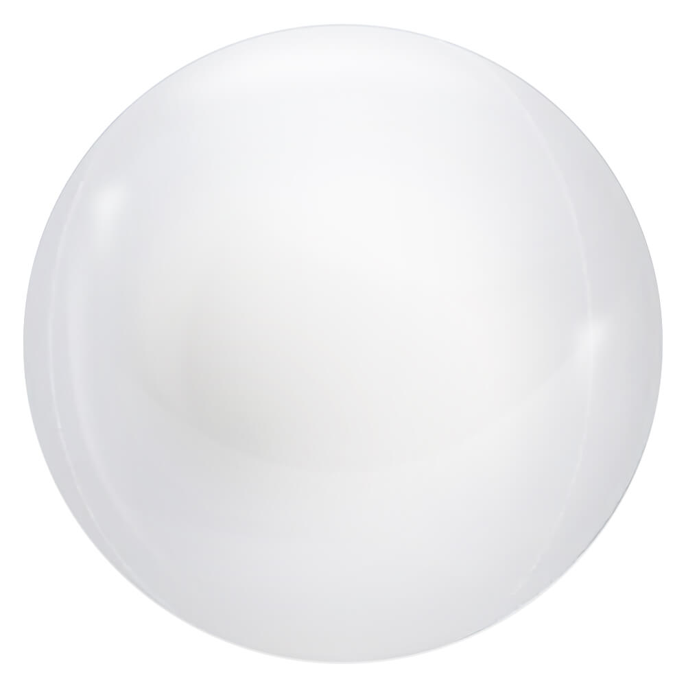 3D SPHERE - METALLIC WHITE