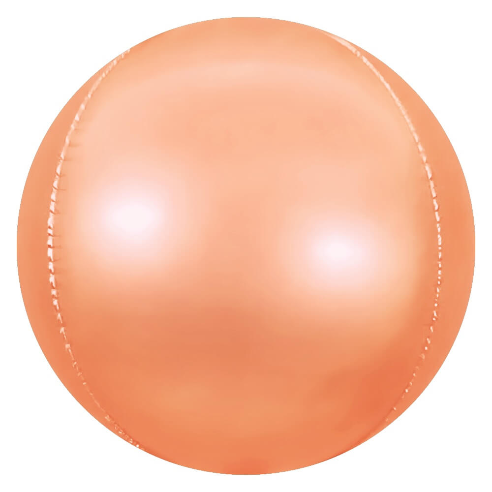 3D SPHERE - SATIN PEARL PEACH
