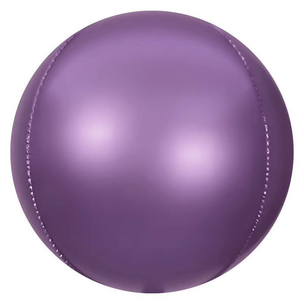 3D SPHERE - SATIN PURPLE - LA Balloons