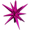 3D STAR - BURST ALL - IN - ONE - METALLIC MAGENTA (AIR - FILL ONLY) - LA Balloons