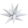 3D STAR - BURST - WHITE (AIR - FILL ONLY) - LA Balloons