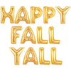 40 inch HAPPY FALL YALL - MEGALOON LETTERS KIT - LA Balloons