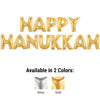 40 inch HAPPY HANUKKAH - MEGALOON LETTERS KIT - LA Balloons