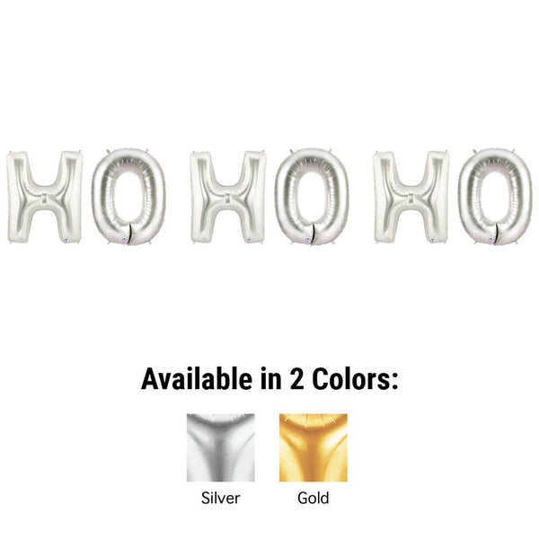 40 inch HO HO HO - MEGALOON LETTERS KIT - LA Balloons