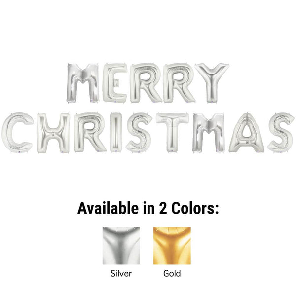 40 inch MERRY CHRISTMAS - MEGALOON LETTERS KIT - LA Balloons