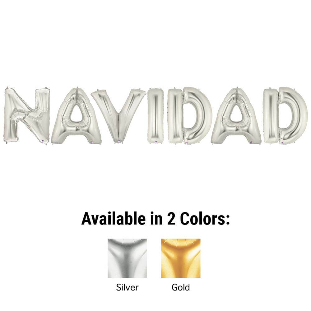 40 inch NAVIDAD - MEGALOON LETTERS KIT