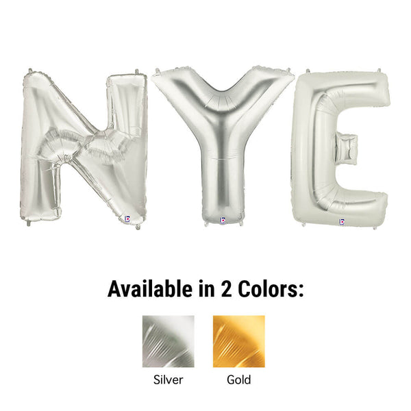 40 inch NYE - MEGALOON LETTERS KIT - LA Balloons