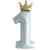 40 inch PRINCE CROWN BLUE NUMBER 1 - LA Balloons
