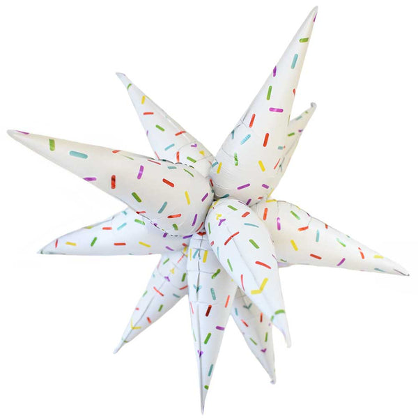 40 inch SPRINKLE STARBURST (AIR - FILL ONLY) - LA Balloons