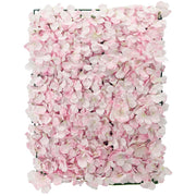 Party Brands 24 inch HYDRANGEA FLOWER PANEL - PINK Silk Flowers 400249-PB