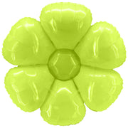 Party Brands 26 inch FLOWER SHAPE - LIME GREEN Plastic Balloon 400285-PB-U