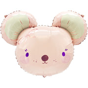 Party Brands 25 inch PASTEL PINK MOUSE Foil Balloon 400796-PB-U