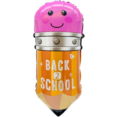 Party Brands 29 inch BACK TO SCHOOL PENCIL Foil Balloon 400802-PB-U