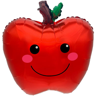 Party Brands 19 inch SMILING APPLE Foil Balloon 400809-PB-U