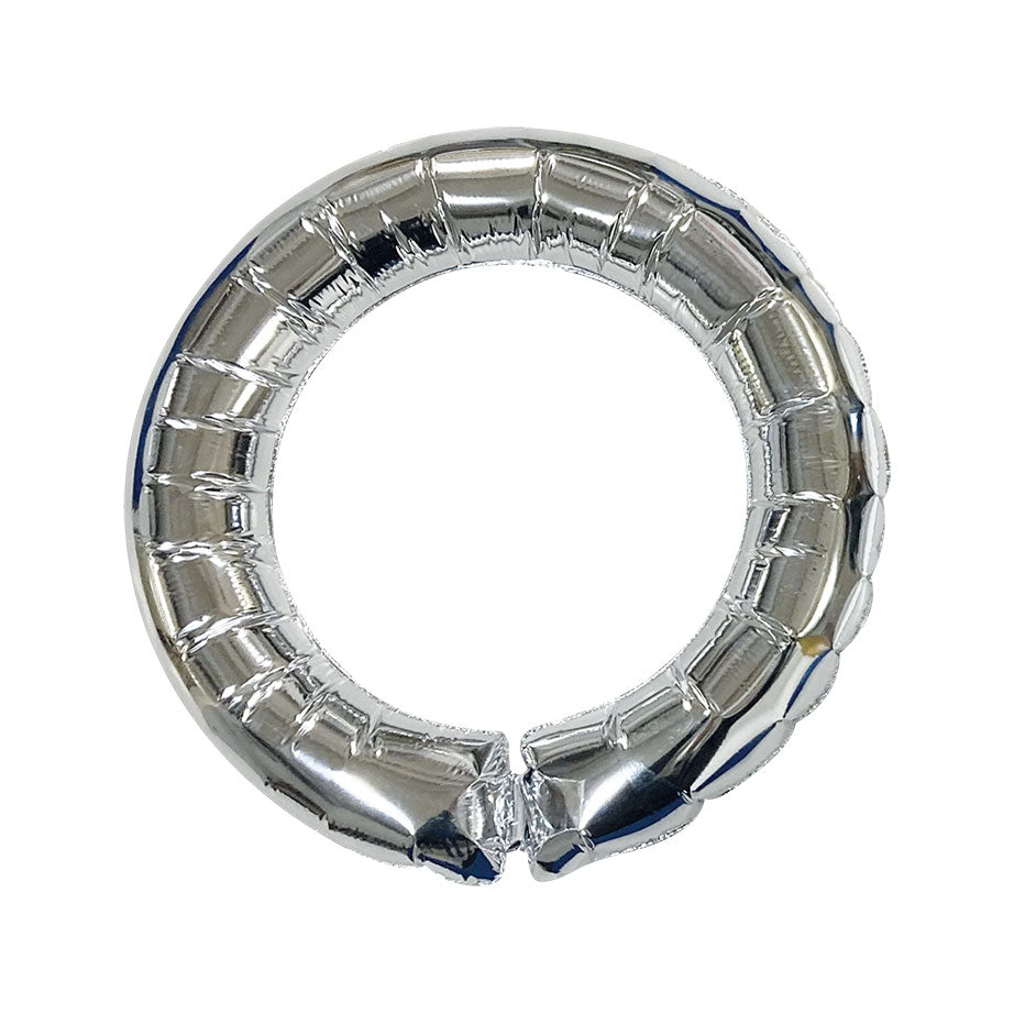 9 inch DECO RING - SILVER