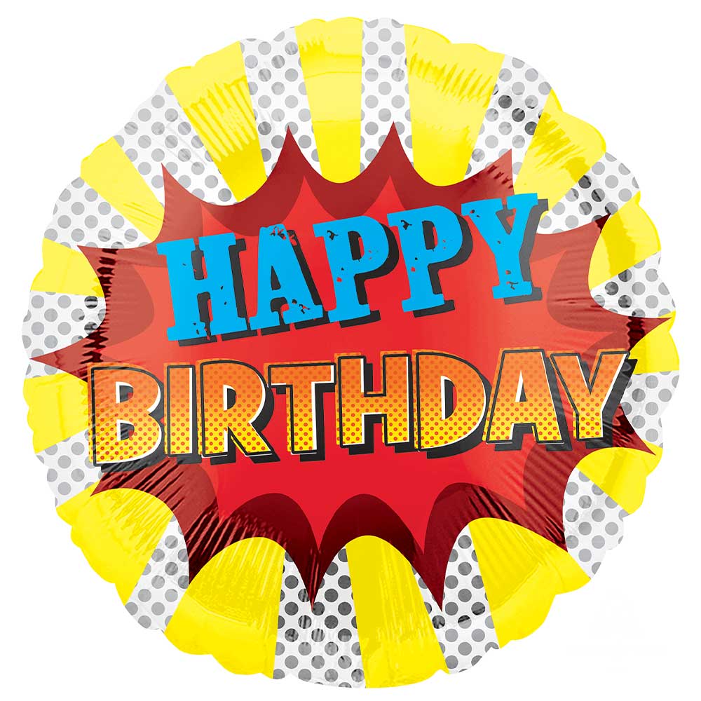 18 inch SUPER HERO BIRTHDAY