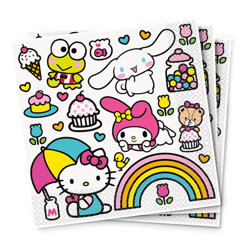 HELLO KITTY AND FRIENDS LUNCHEON NAPKINS (16 PK)
