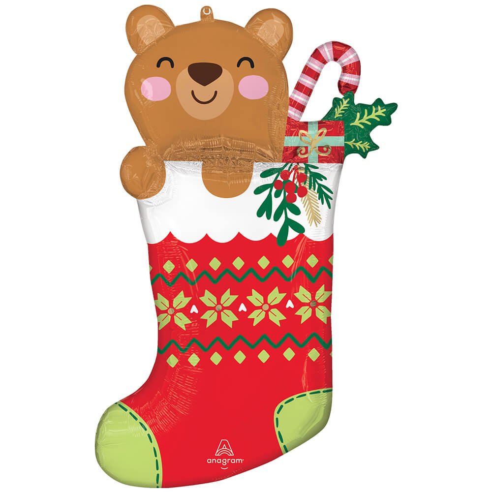 43 inch BEARY CHRISTMAS STOCKING