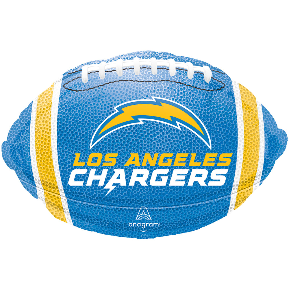 17 inch NFL LOS ANGELES CHARGERS FOOTBALL TEAM COLORS