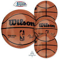 Anagram 16 inch NBA WILSON BASKETBALL ORBZ Foil Balloon 45869-01-A-P