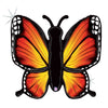 46 inch RADIANT BUTTERFLY - ORANGE - LA Balloons
