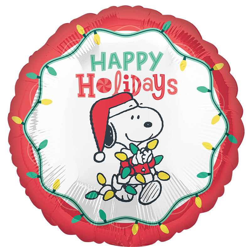 17 inch PEANUTS HAPPY HOLIDAYS