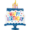 Anagram 29 inch HAPPY BIRTHDAY TIERED CAKE Foil Balloon 46337-01-A-P