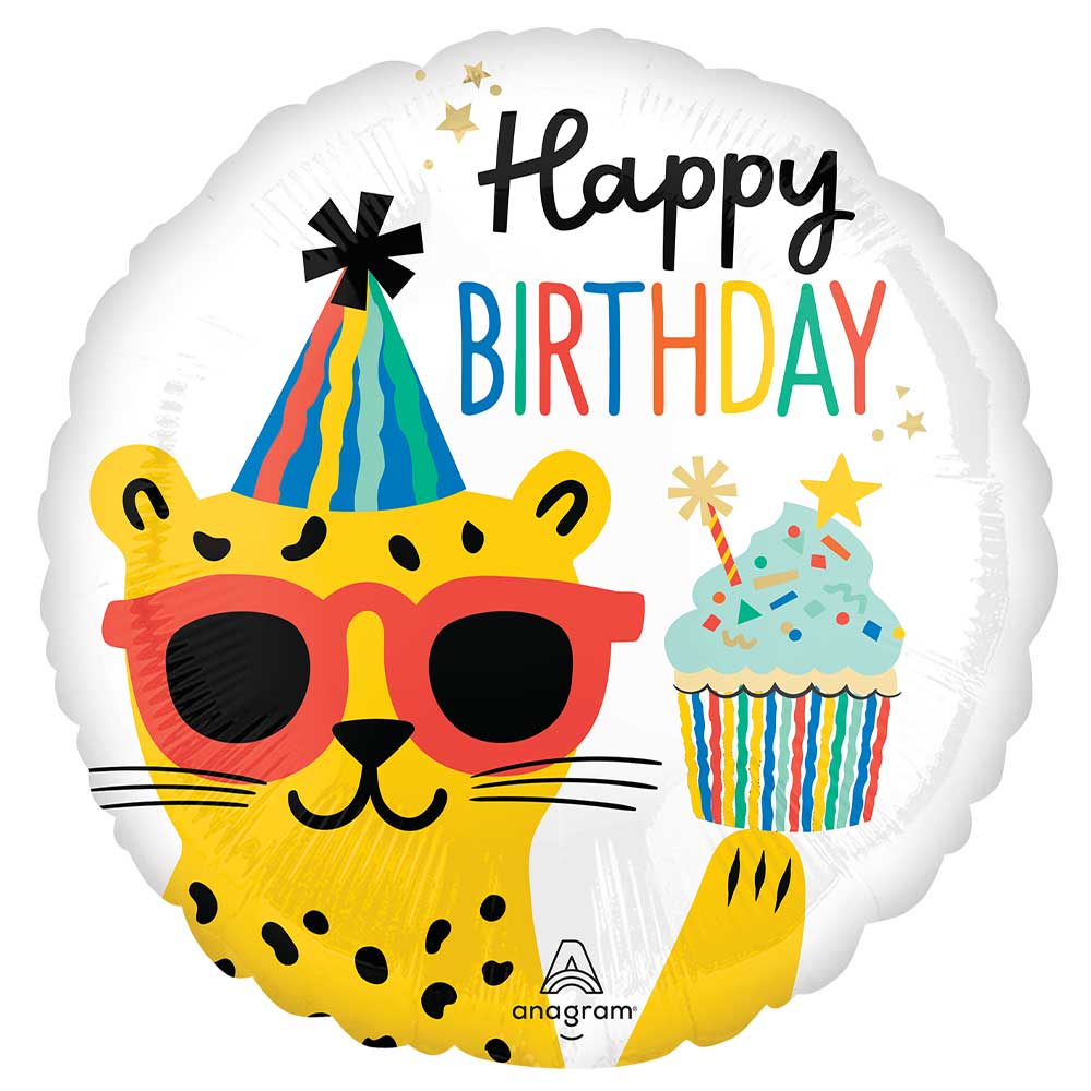 18 inch PARTY ANIMAL HAPPY BIRTHDAY