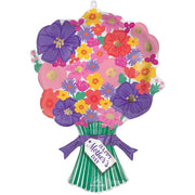 Anagram 30 inch HAPPY MOTHER'S DAY SWEET FLOWER BOUQUET Foil Balloon 46739-01-A-P