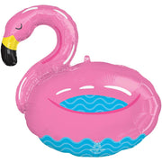Anagram 30 inch POOL PARTY FLAMINGO Foil Balloon 46774-01-A-P