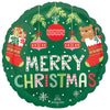 Anagram 18 inch BEARY CHRISTMAS Foil Balloon 46925-01-A-P