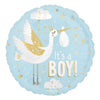 Anagram 18 inch SATIN SPECIAL DELIVERY BABY BOY Foil Balloon 46968-01-A-P