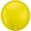 Anagram 16 inch VIBRANT YELLOW ORBZ Foil Balloon 47079-01-A-P