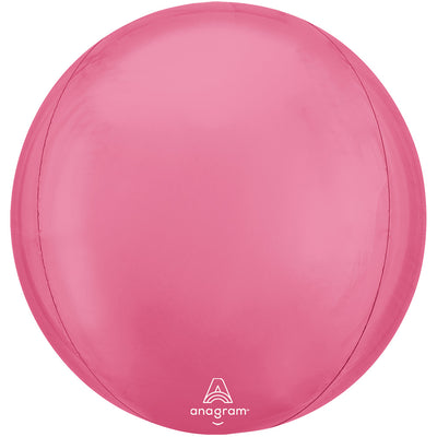 Anagram 16 inch VIBRANT PINK ORBZ Foil Balloon 47081-01-A-P