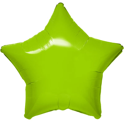 Anagram 19 inch VIBRANT GREEN STAR Foil Balloon 47116-02-A-U