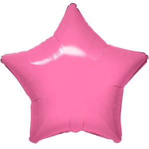 Anagram 19 inch VIBRANT PINK STAR Foil Balloon 47118-02-A-U