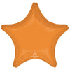 Anagram 19 inch VIBRANT ORANGE STAR Foil Balloon 47120-02-A-U