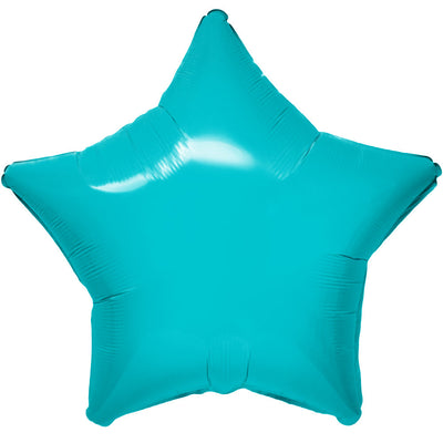 Anagram 19 inch VIBRANT BLUE STAR Foil Balloon 47124-02-A-U