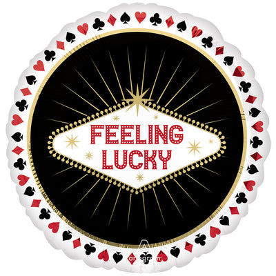 Anagram 18 inch FEELING LUCKY Foil Balloon 47413-01-A-P