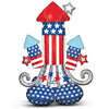 38 inch ROCKETS BURSTING IN AIR AIRLOONZ