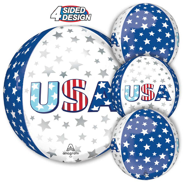 15 inch USA STAR BURSTS ORBZ