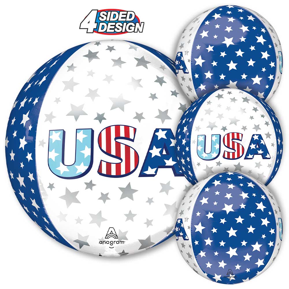 15 inch USA STAR BURSTS ORBZ